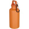 Oregon 400 ml effen waterfles van RCS gecertificeerd gerecycled plastic met karabijnhaak Oregon 400 ml effen waterfles van RCS gecertificeerd gerecycled plastic met karabijnhaak