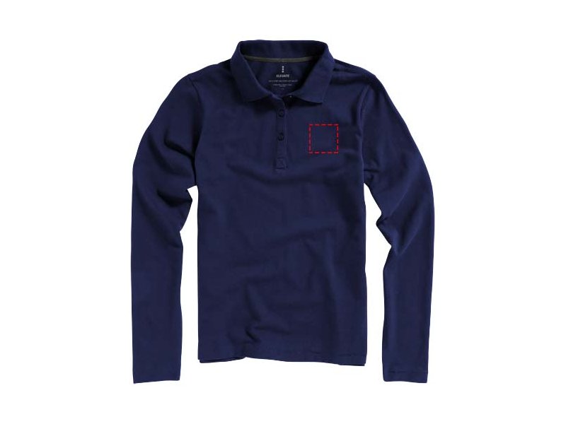 Oakville dames polo met lange mouwen Oakville dames polo met lange mouwen