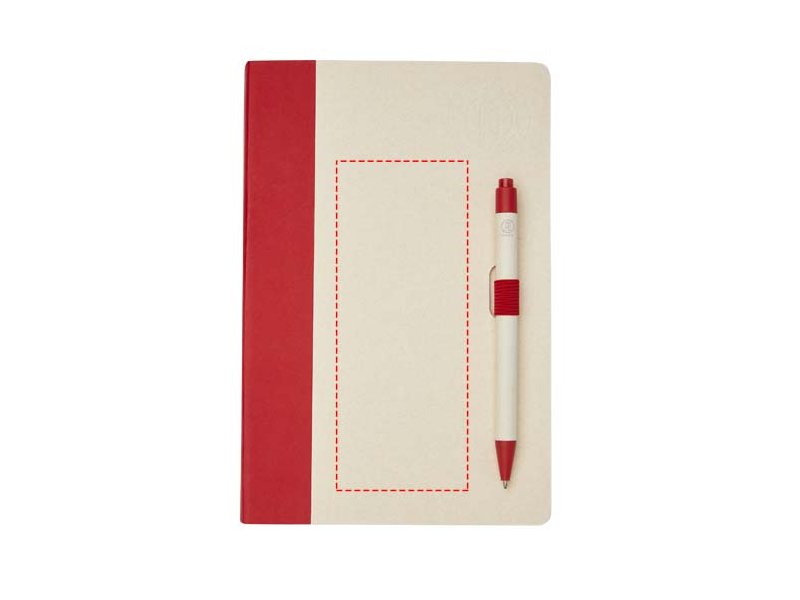 Dairy Dream set van referentie A5 notitieboek en balpen gemaakt van gerecyclede melkpakken Dairy Dream set van referentie A5 notitieboek en balpen gemaakt van gerecyclede melkpakken