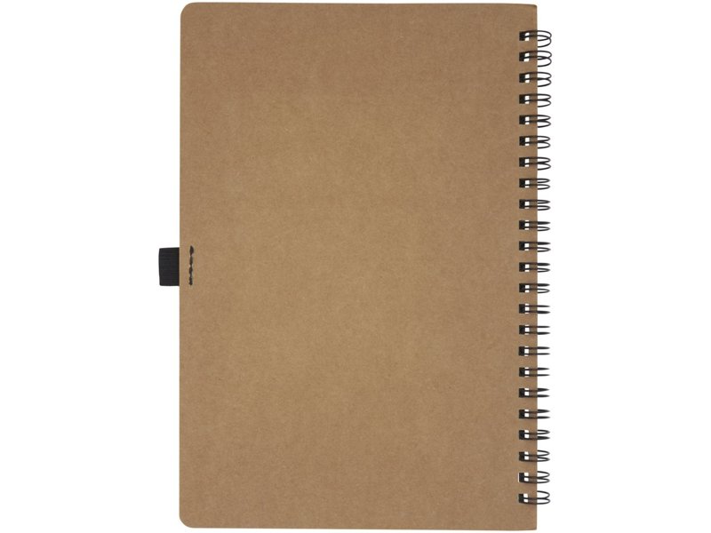 Cobble A5 wire-o gerecycled kartonnen notitieboek met steenpapier