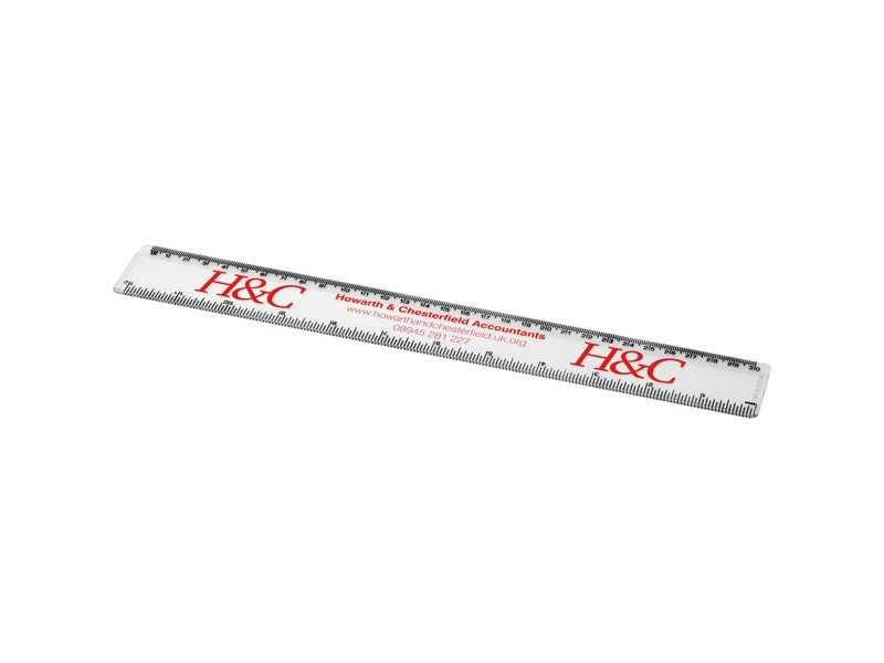 Renzo 30 cm kunststof liniaal laten bedrukken – Betaalbaar promotieartikel | GiftsDirect Renzo 30 cm kunststof liniaal laten bedrukken – Betaalbaar promotieartikel | GiftsDirect