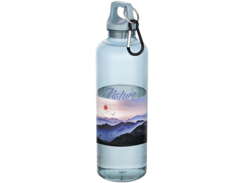 Oregon 750 ml waterfles van RCS-gecertificeerd gerecycled plastic met karabijnhaak