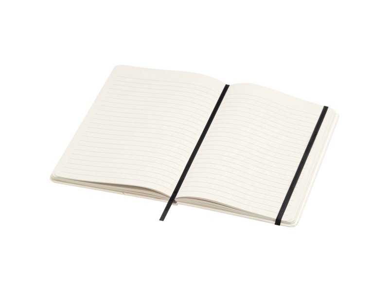 Bass A5 gerecycled notitieboek met gelinieerde pagina's Bass A5 gerecycled notitieboek met gelinieerde pagina's