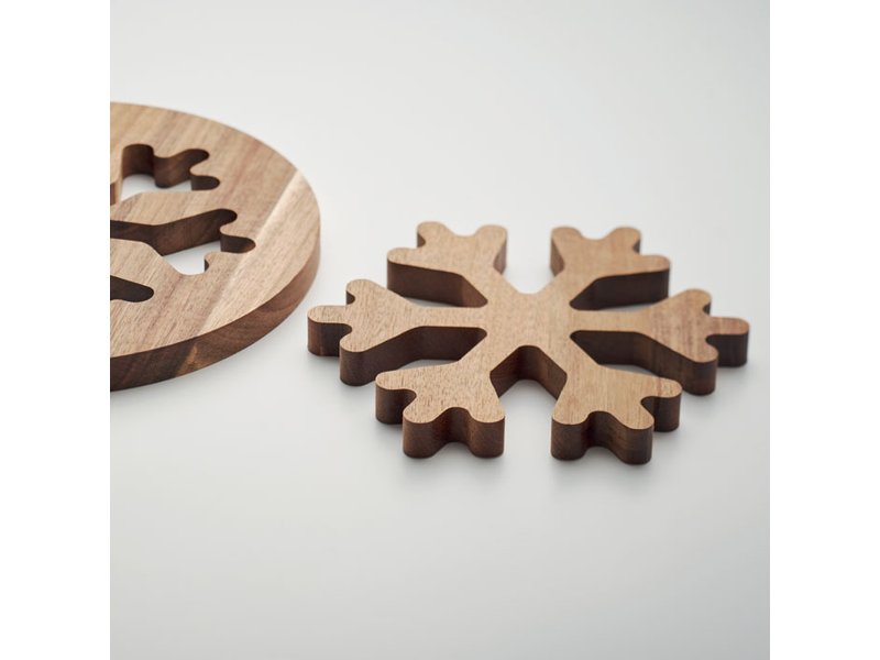 SCAGLIA - Acacia houten pothouders set