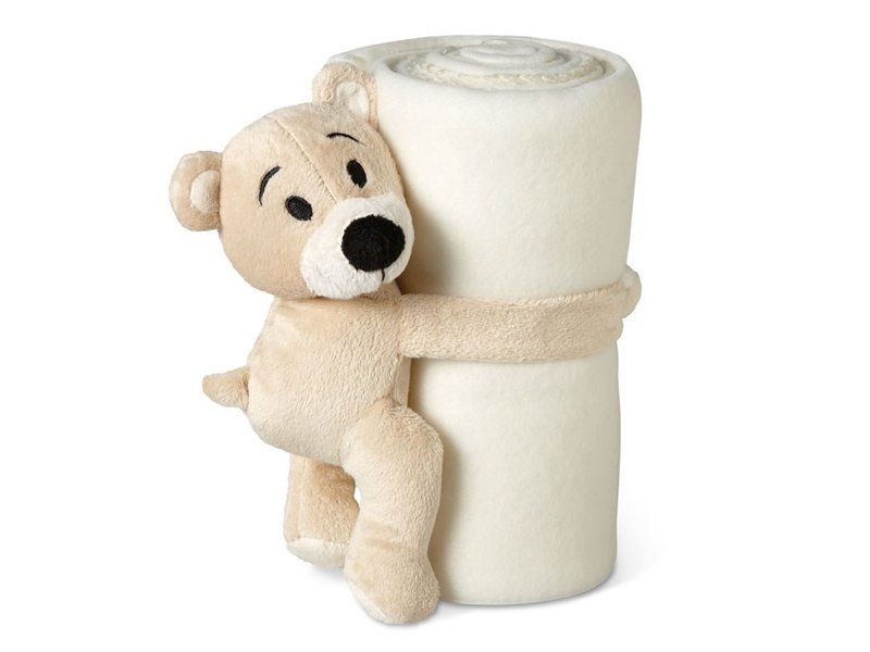 Fleece deken met beer Fleece deken met beer
