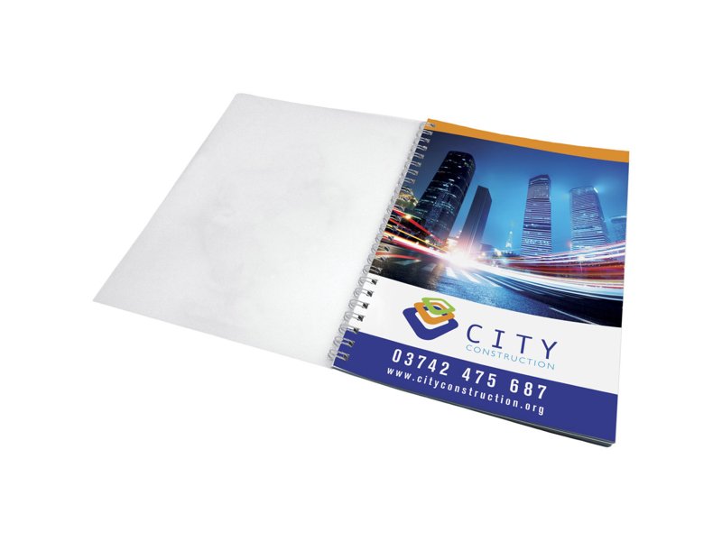 Desk-Mate® A5 wire-o notitieboek met PP-omslag Desk-Mate® A5 wire-o notitieboek met PP-omslag