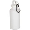 Oregon 400 ml effen waterfles van RCS gecertificeerd gerecycled plastic met karabijnhaak Oregon 400 ml effen waterfles van RCS gecertificeerd gerecycled plastic met karabijnhaak