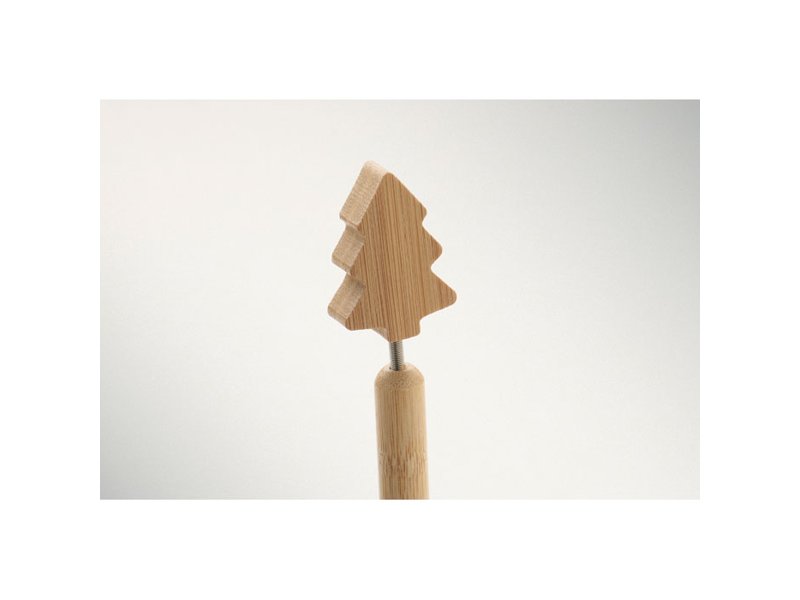 CHRISPEN - Bamboe balpen kerstboom detail