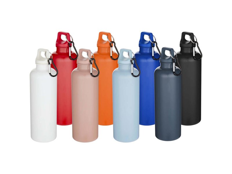 Oregon 750 ml effen RCS gerecycleerde plastic drinkfles met karabijnhaak