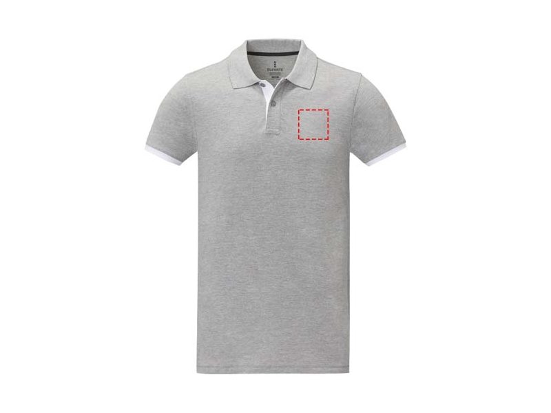 Morgan duotone Heren polo met korte mouwen