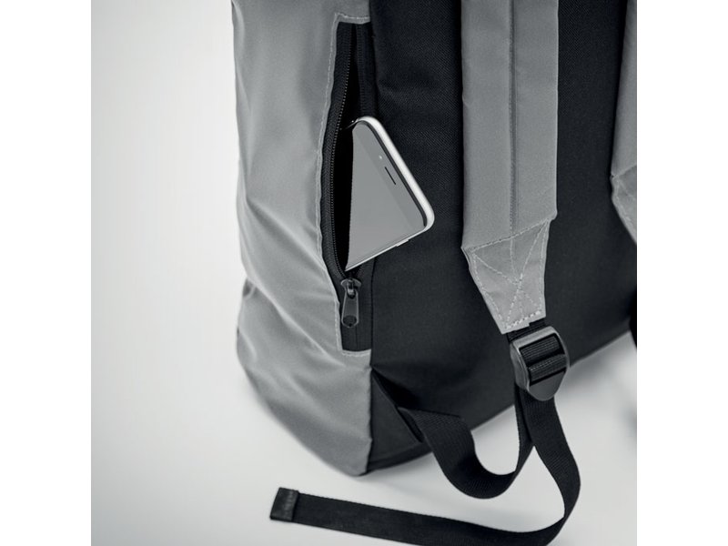 BRIGHT ROLLPACK - Reflecterende rolltop rugzak