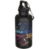 Oregon 400 ml effen waterfles van RCS gecertificeerd gerecycled plastic met karabijnhaak Oregon 400 ml effen waterfles van RCS gecertificeerd gerecycled plastic met karabijnhaak