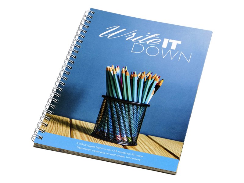 Desk-Mate® A5 spiraal notitieboek