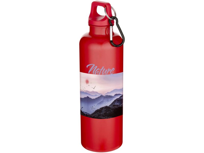 Oregon 750 ml effen RCS gerecycleerde plastic drinkfles met karabijnhaak