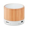 Round Bamboo speaker bedrukken | Jouw relatiegeschenk & promotieartikel