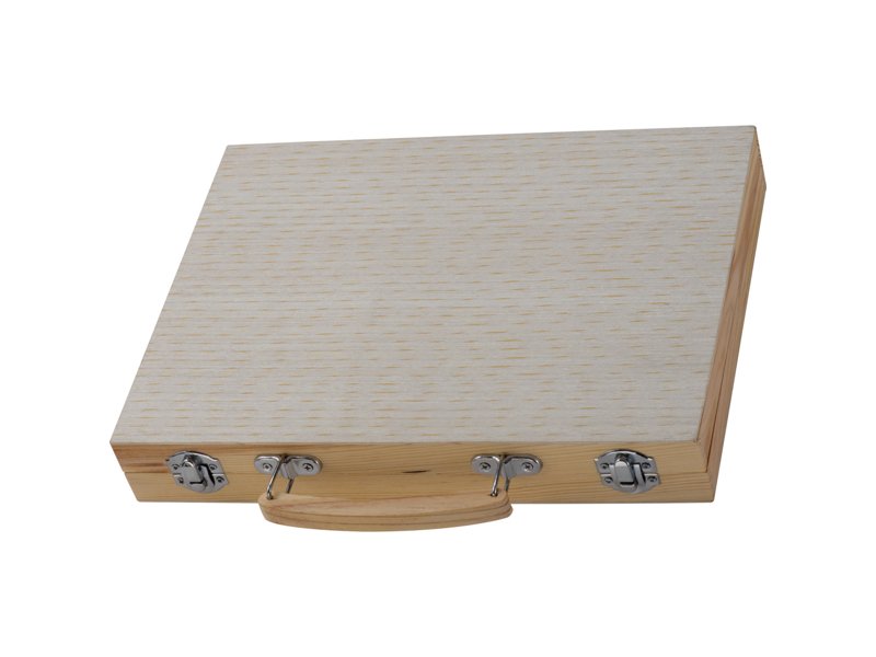 Grote houten tekenset Maxi Grote houten tekenset Maxi