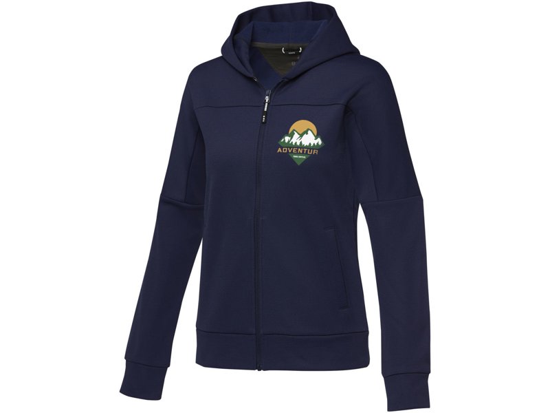 Nubia gebreid performance dames jack met volledige rits Nubia gebreid performance dames jack met volledige rits