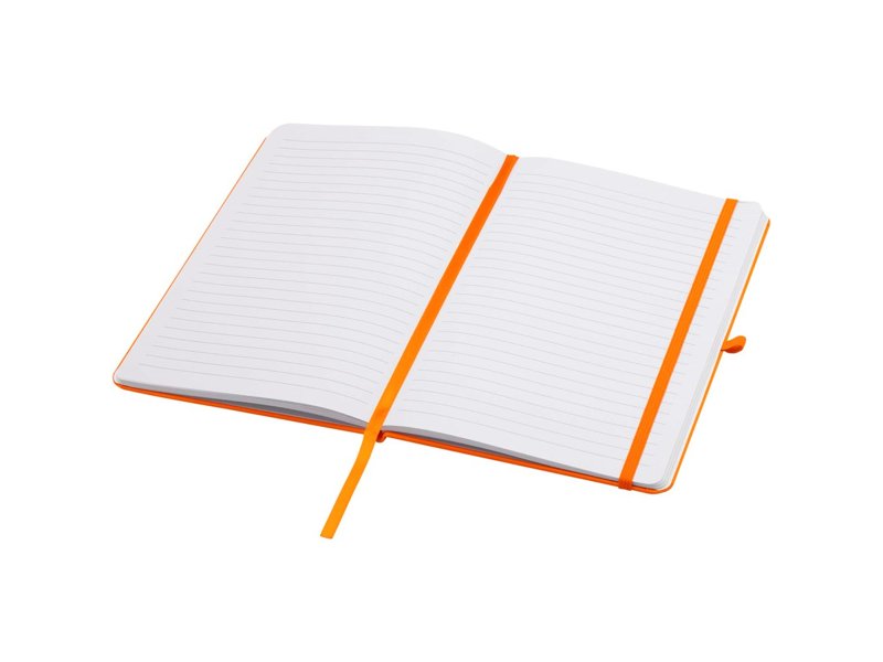 Teak A5 gerecycled notitieboek met harde kaft en gelinieerde pagina's Teak A5 gerecycled notitieboek met harde kaft en gelinieerde pagina's