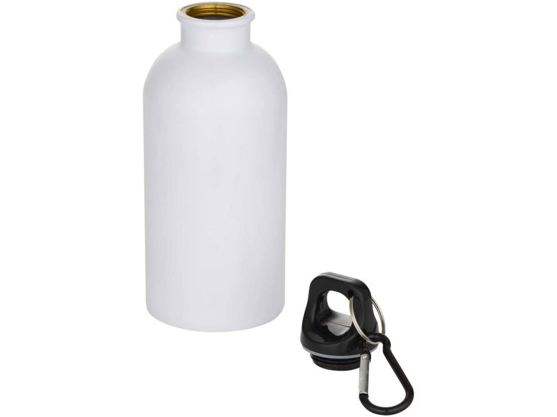 Oregon 400 ml sublimatie RCS gecertificeerde gerecyclede enkelwandige roestvrijstalen waterfles met karabijnhaak