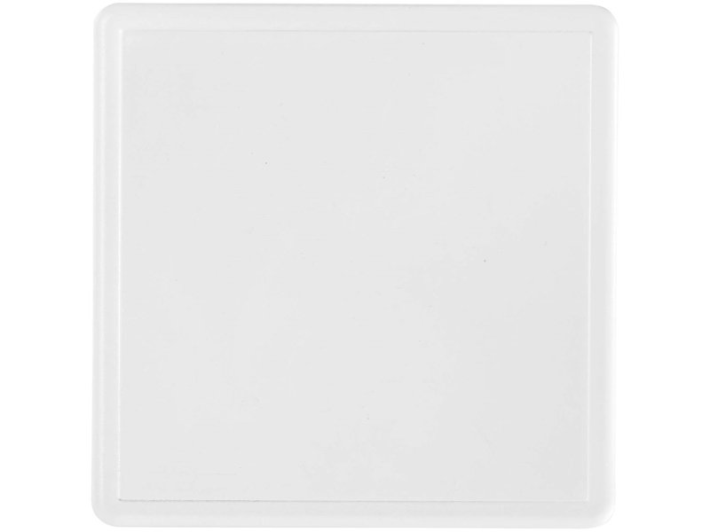 Ellison vierkante kunststof onderzetter met papieren inlay