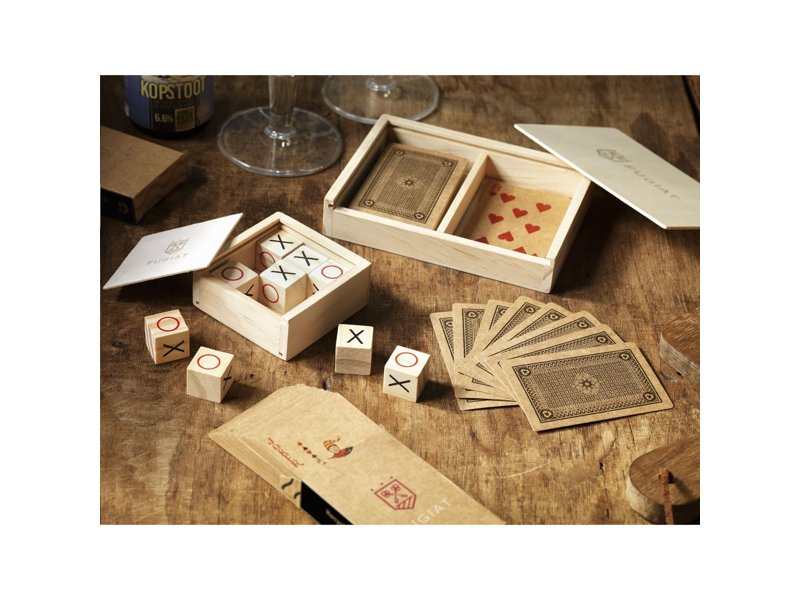 Tic Tac Toe Game FSC Bamboo spel