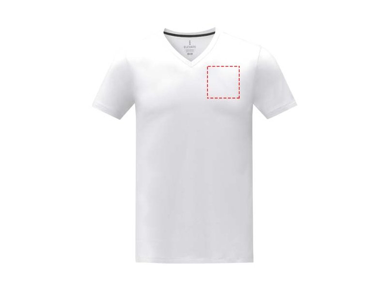 Somoto Heren T-shirt met V-hals en korte mouwen