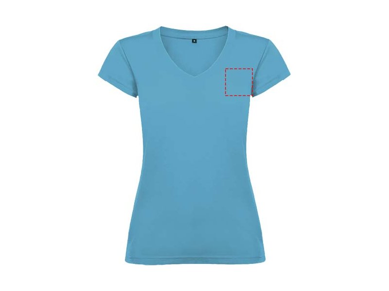 Victoria damesshirt met V-hals en korte mouwen Victoria damesshirt met V-hals en korte mouwen