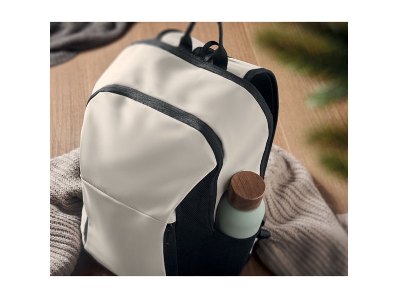 KOROVIN - 15" zachte PU laptop rugzak