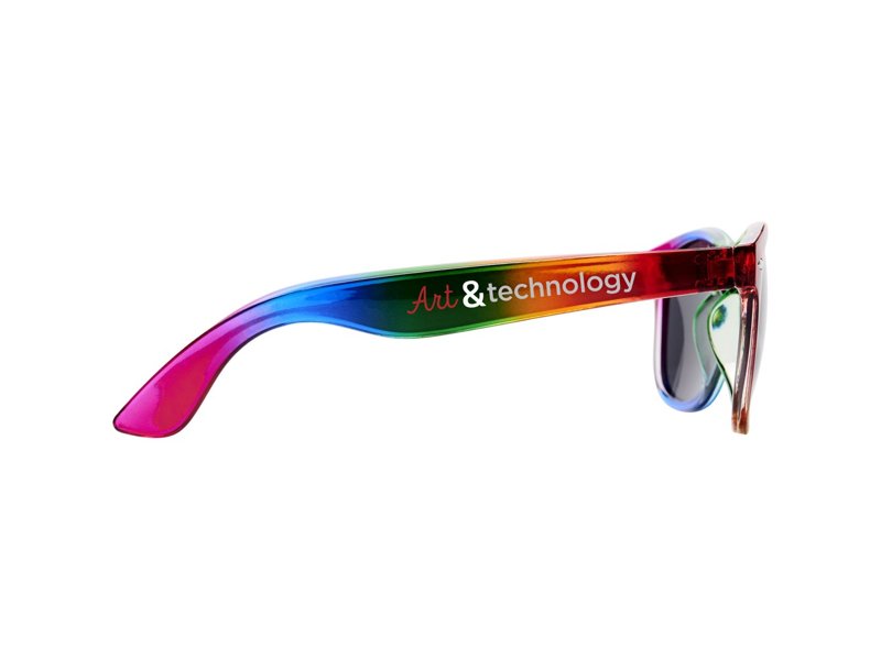Sun Ray Regenboogzonnebril laten personaliseren – Kleurrijke promotiezonnebril | GiftsDirect Sun Ray Regenboogzonnebril laten personaliseren – Kleurrijke promotiezonnebril | GiftsDirect
