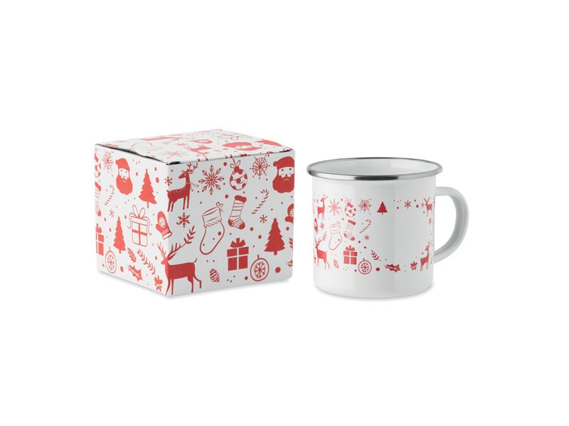 SEASOMEL - Kerst emaille mok 300ml