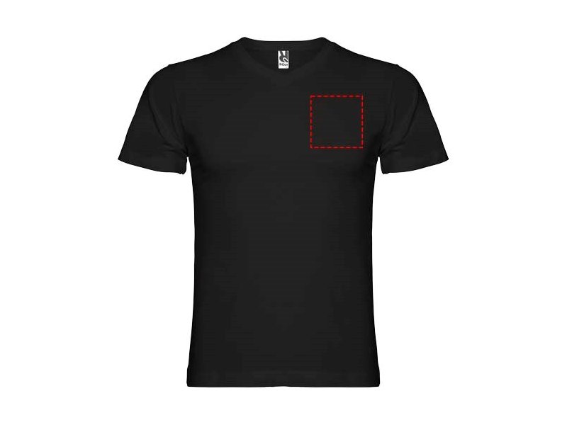 Samoyedo herenshirt met V-hals en korte mouwen Samoyedo herenshirt met V-hals en korte mouwen