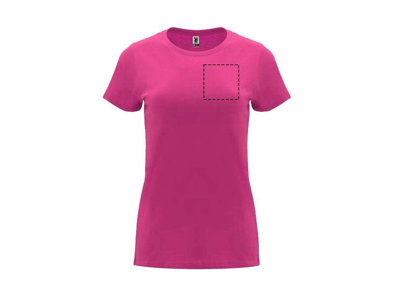 Capri damesshirt met korte mouwen