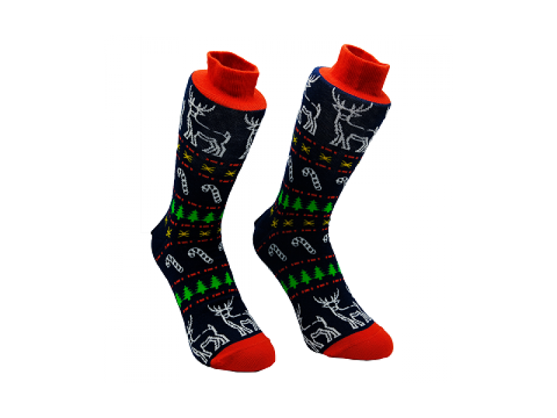Casual kerstsokken bedrukken Casual kerstsokken bedrukken