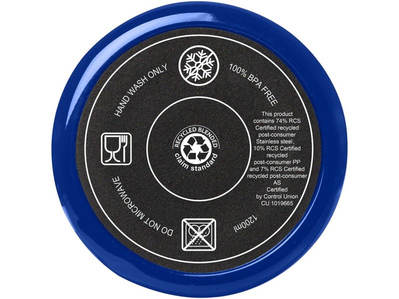 Melbourne 1200 ml RCS-gecertificeerde geïsoleerde beker met rietje