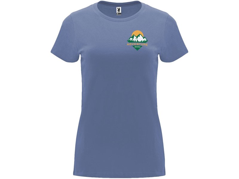 Capri damesshirt met korte mouwen Capri damesshirt met korte mouwen