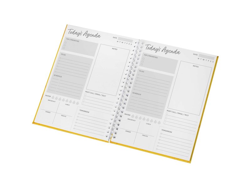 Desk-Mate® A5 dagboek met harde kaft Desk-Mate® A5 dagboek met harde kaft