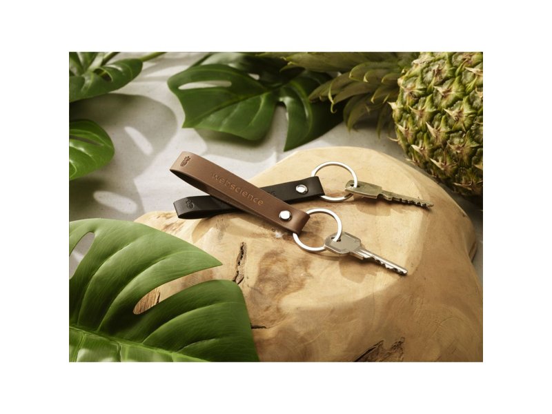 Vegan Pineapple Leather Keyring sleutelhanger Vegan Pineapple Leather Keyring sleutelhanger