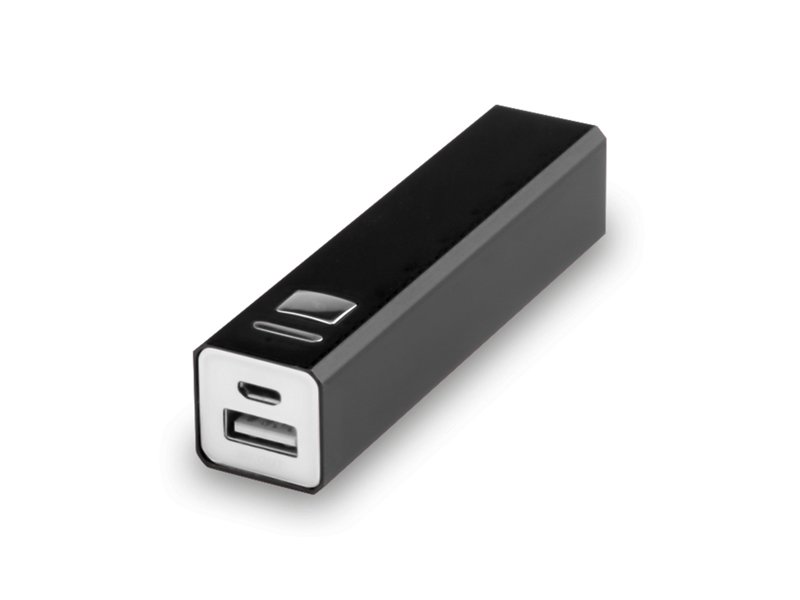 THAZER compacte powerbank 2.200 mAh bedrukt met logo relatiegeschenk