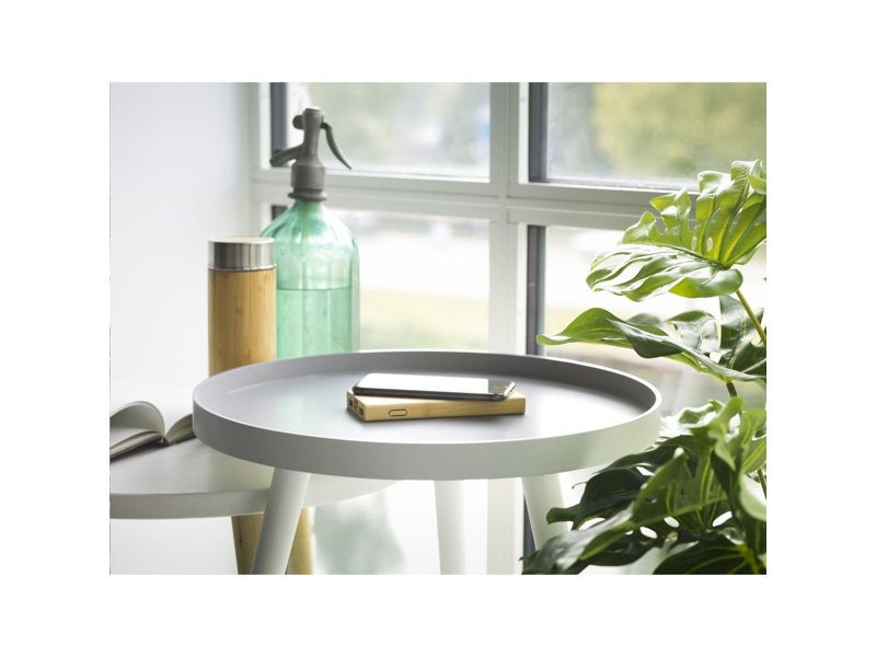 Bamboo 8000 Wireless Powerbank draadloze oplader