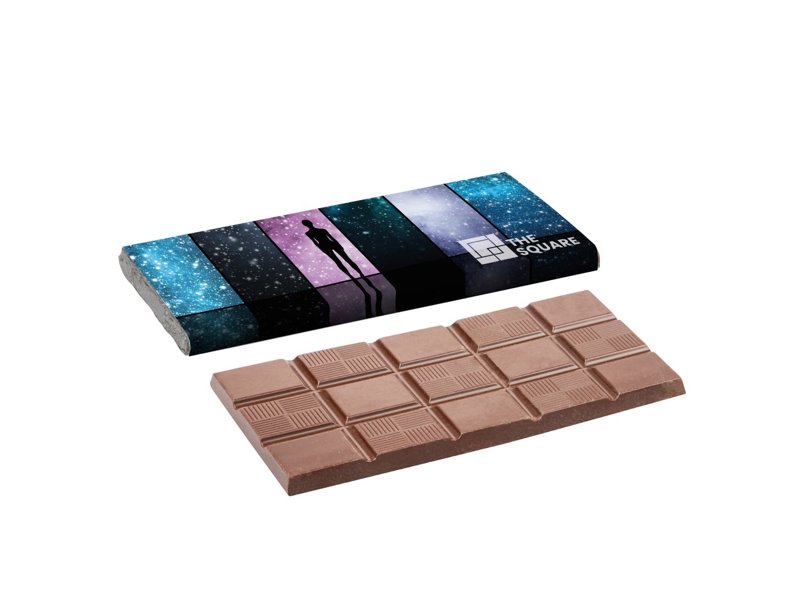 Grote chocoladereep in wikkel