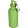 Oregon 400 ml effen waterfles van RCS gecertificeerd gerecycled plastic met karabijnhaak Oregon 400 ml effen waterfles van RCS gecertificeerd gerecycled plastic met karabijnhaak