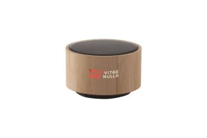 Wave Bamboo Wireless Speaker laten bedrukken met logo als relatiegeschenk