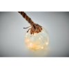 BAUBLI - Glazen kerstbal LED-lampje