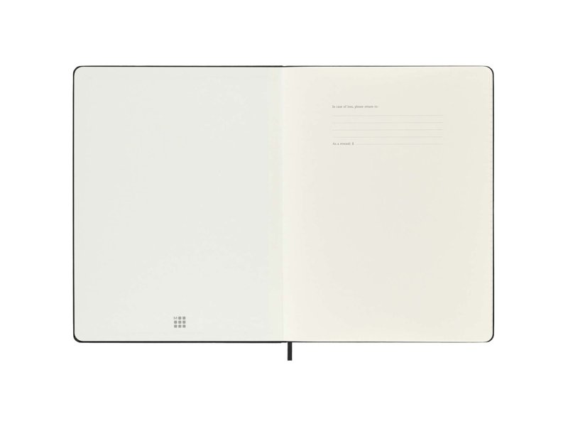 Moleskine week-agenda voor 12 maanden met harde kaft XL Moleskine week-agenda voor 12 maanden met harde kaft XL