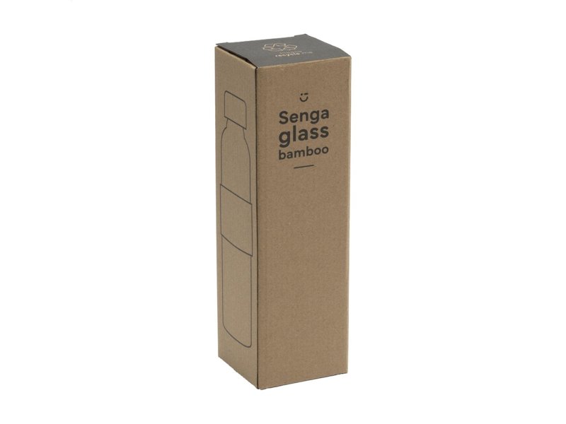 Senga Glass Bamboo 500 ml drinkfles