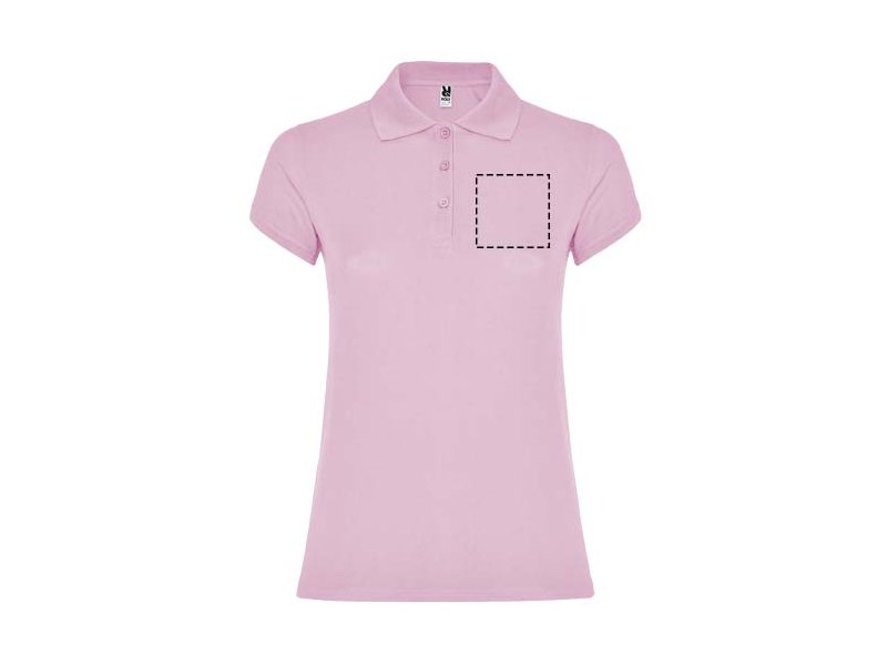 Star damespolo met korte mouwen