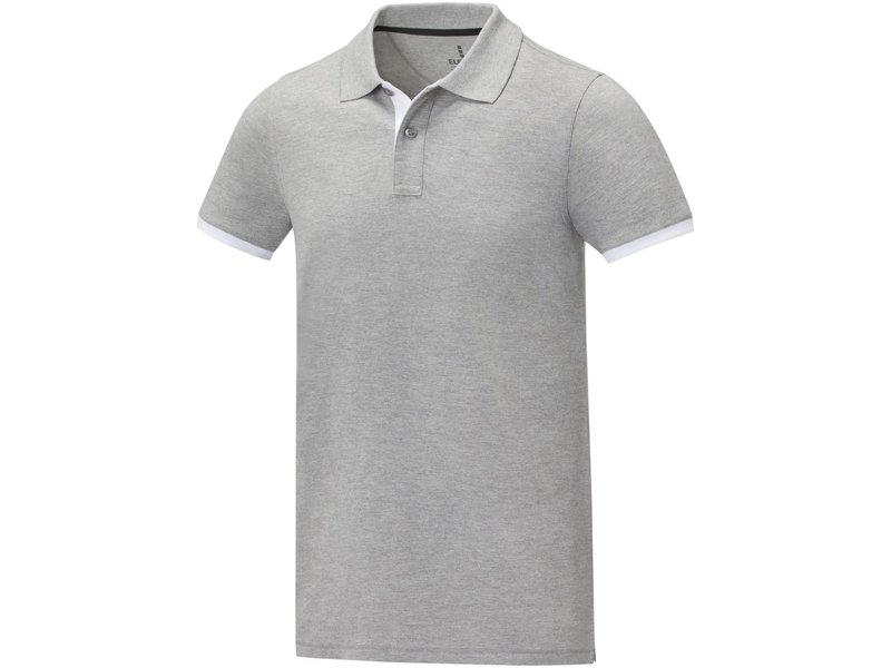 Morgan duotone Heren polo met korte mouwen