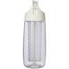 HydroFruit 700 ml drinkfles van gerecycled plastic met klapdeksel en infuser