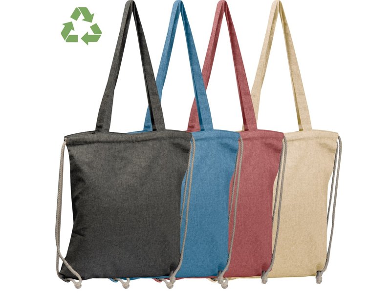 Tas van gerecycled katoen Addison