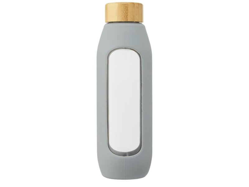 Tidan fles van 600 ml in borosilicaatglas met siliconen grip Tidan fles van 600 ml in borosilicaatglas met siliconen grip